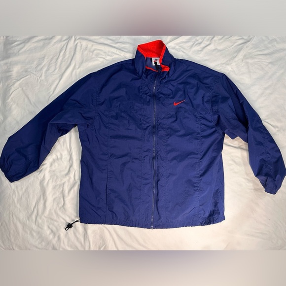 Vintage NIKE Blue Mens Jacket XL RN# 56323 CA# 05553 Windbreaker Full Zip - Picture 6 of 16